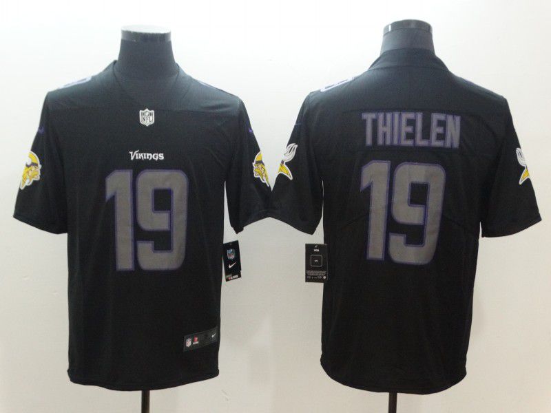 Men Minnesota Vikings #19 Thielen Nike Fashion Impact Black Color Rush Limited NFL Jerseys->houston texans->NFL Jersey